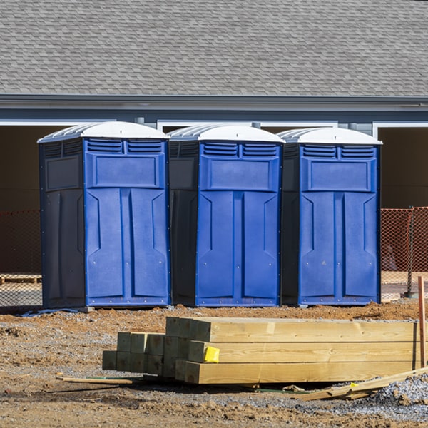 can i customize the exterior of the porta potties with my event logo or branding in Valley-Hi